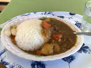 Pit Stopつくば北条の今日のランチの家庭風カレー