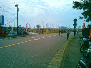 川口運動公園近くにて